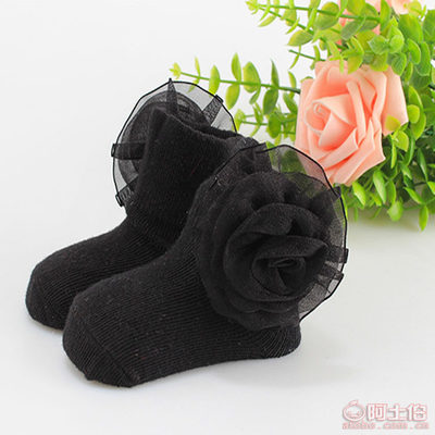 【春秋全棉純色兒童女襪小花朵女短襪甜美嬰兒寶寶童襪廠家批發(fā)】義烏市偌顏電子商務(wù)商行 - 產(chǎn)品庫